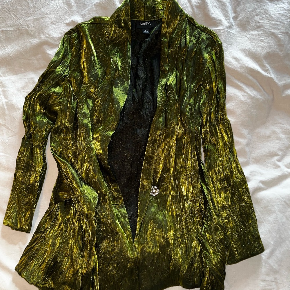 Msk vintage blouse green